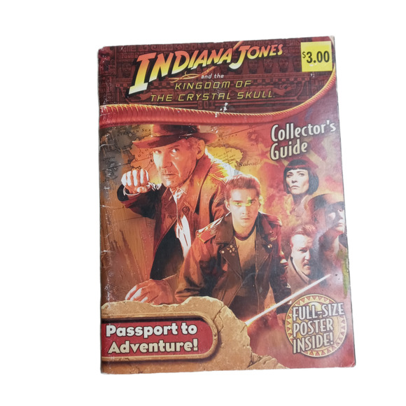 Indiana Jones & The Kingdom of the Crystal Skull Collector's Guide Book & Poster - Picture 6 of 10